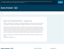 Tablet Screenshot of bankatwork.bankofireland.com