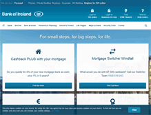 Tablet Screenshot of bankofireland.com